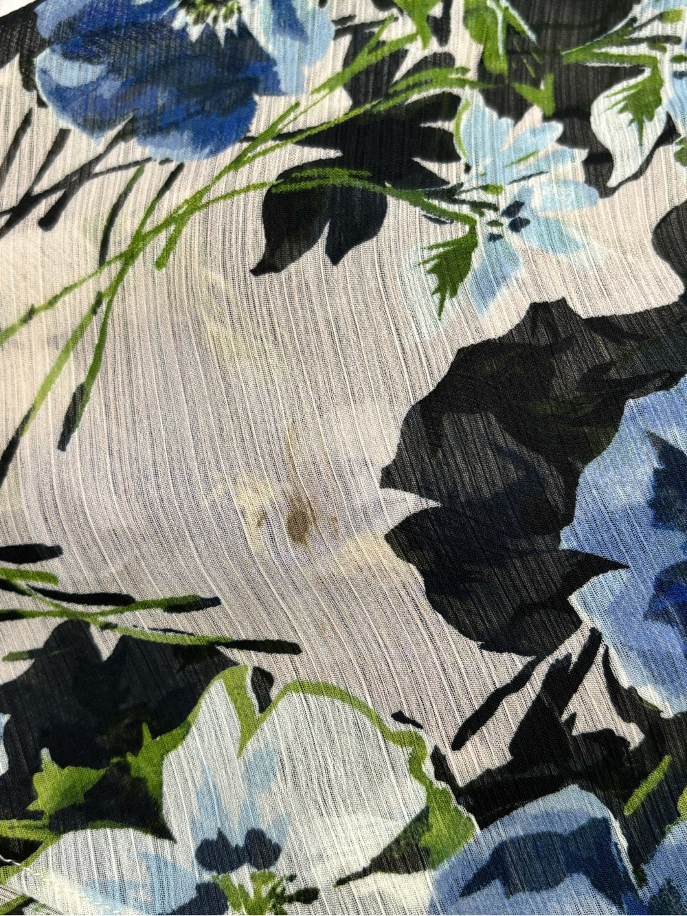 Tommy Hilfiger Women’s Size 14 Floral Print Hi-Lo Ruffle Midi Dress *Some Stains - Picture 15 of 16